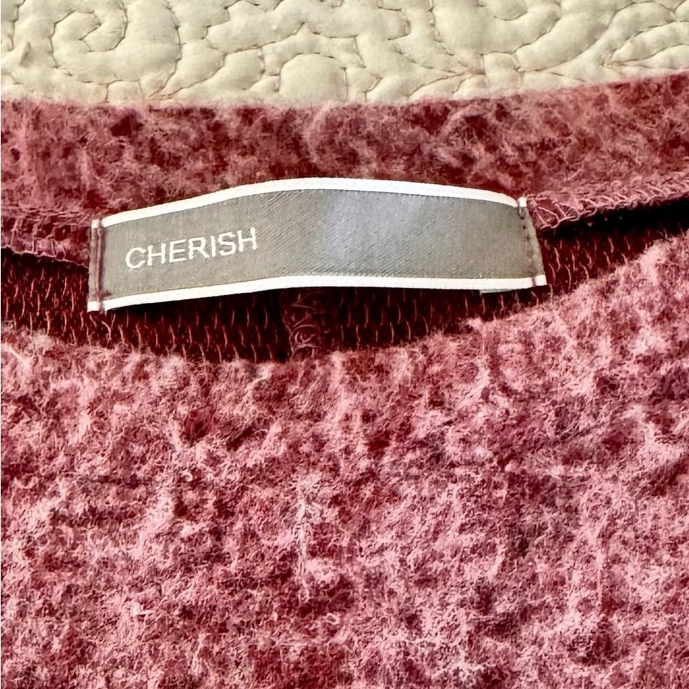 Elegant Mauve Women's Poncho - Picture 7 of 9